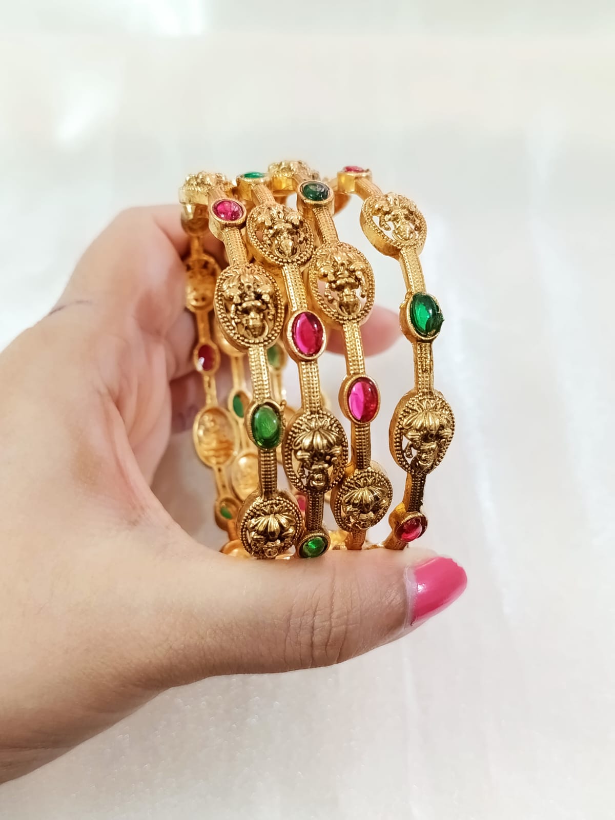 Budget Lakshmi Bangle Set of 4 V2