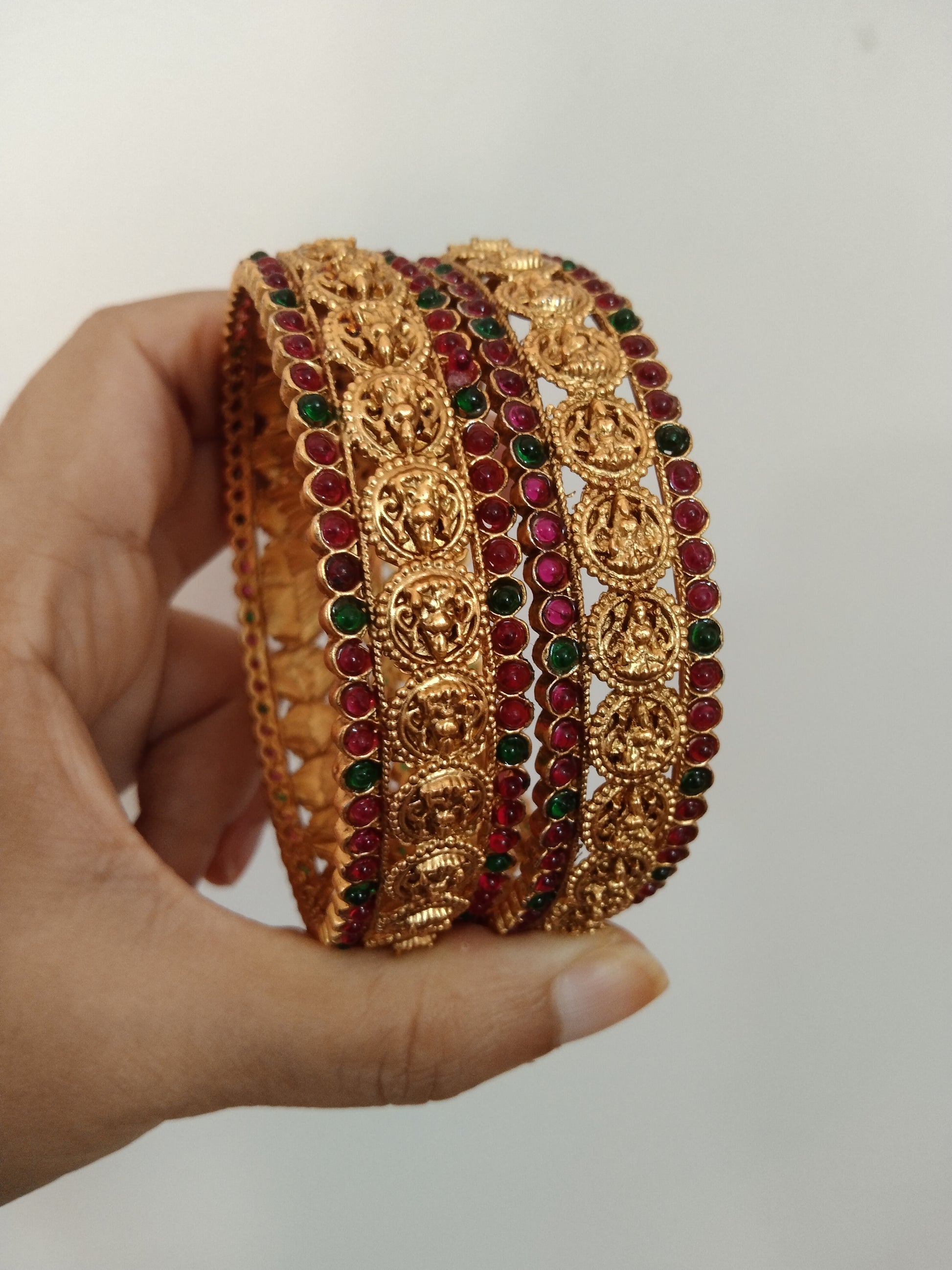 Lakshmi Coin Kemp Bangle