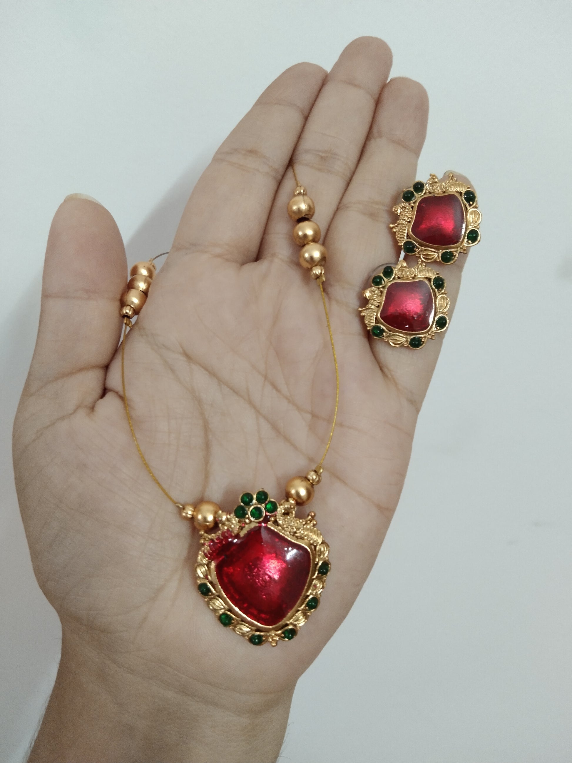 Invisible Palakka Necklace set V1