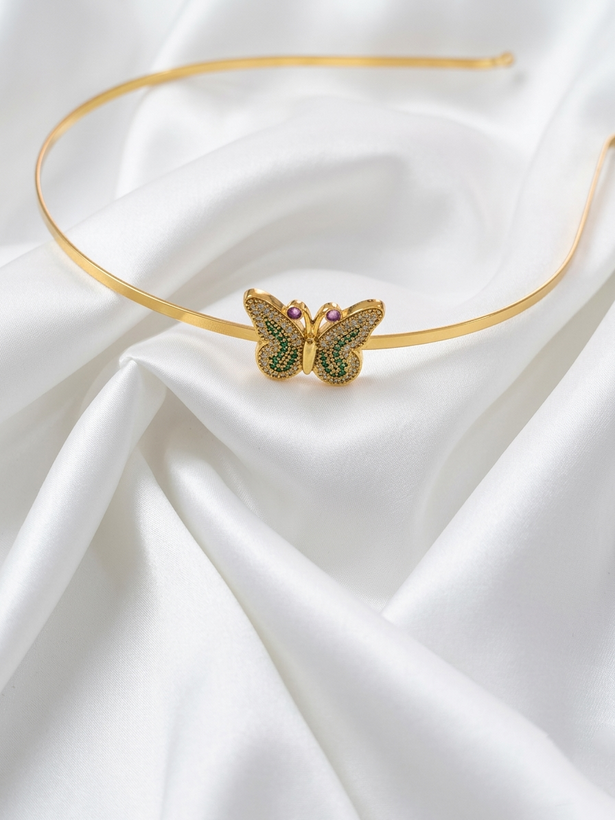 AD Butterfly Hair Band Hair Accessories