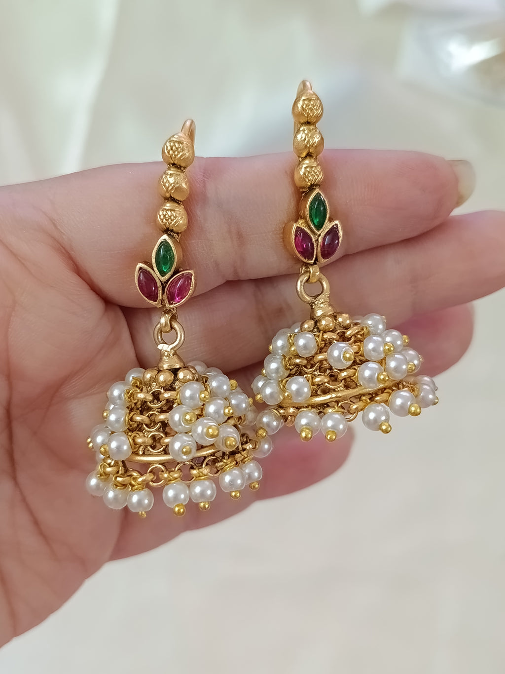 Beaded Hook Jhumka