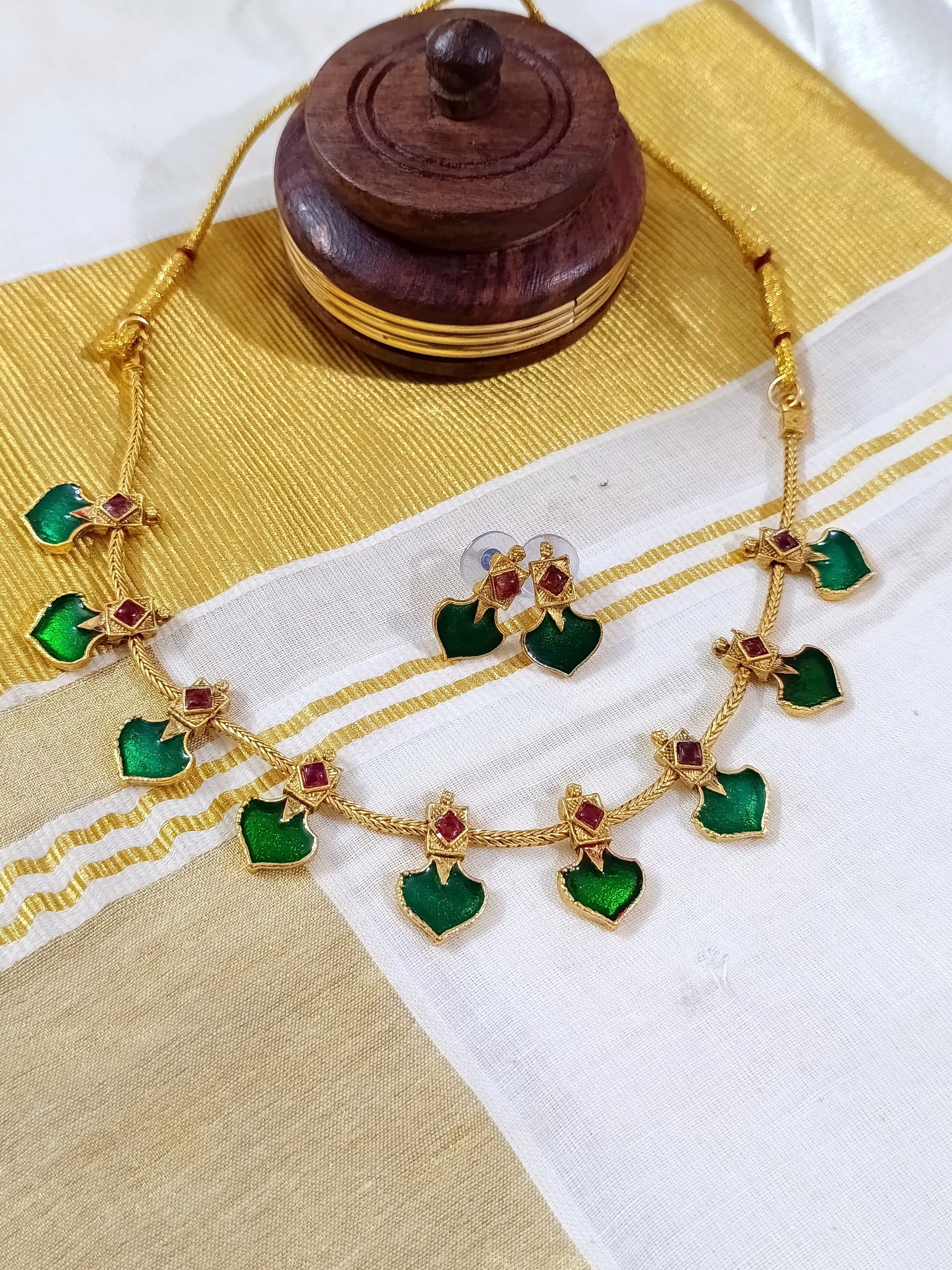 Low Budget Palakka Necklace Set V1