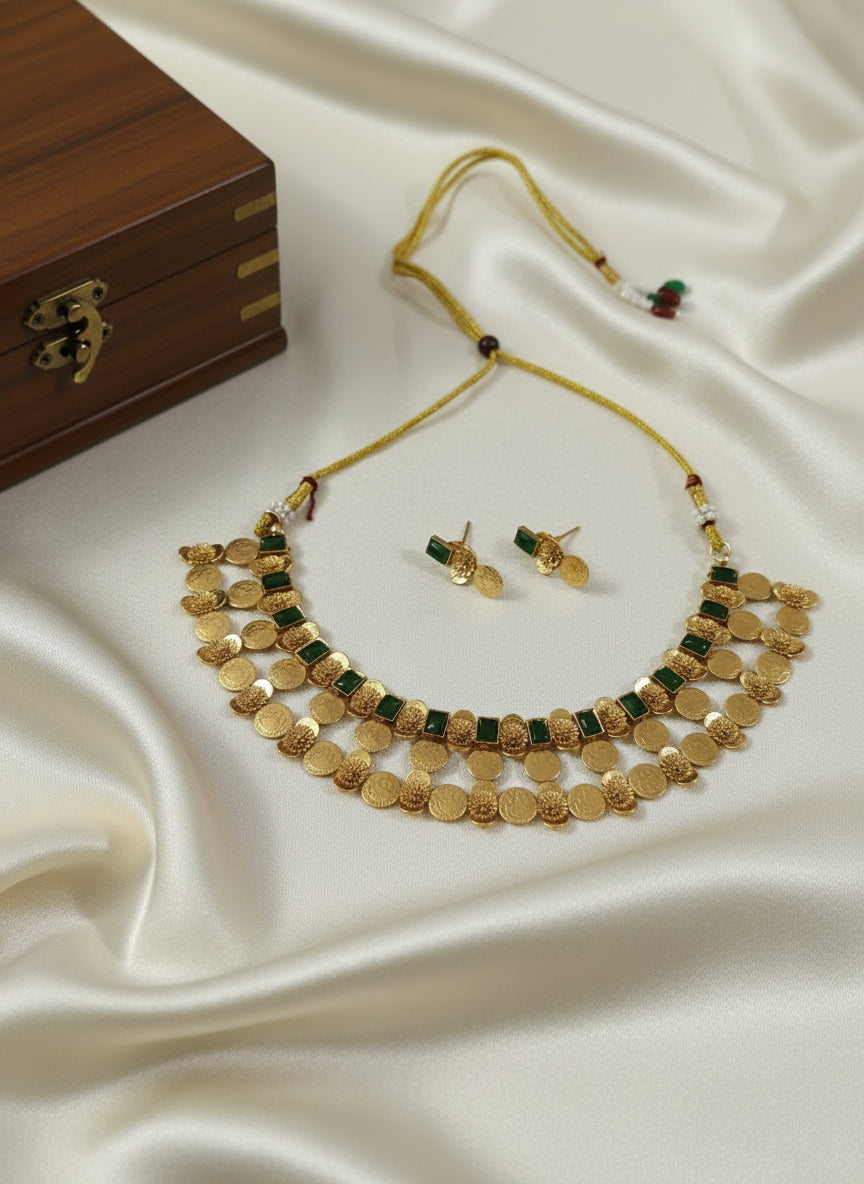 Coin Flower Necklace V2