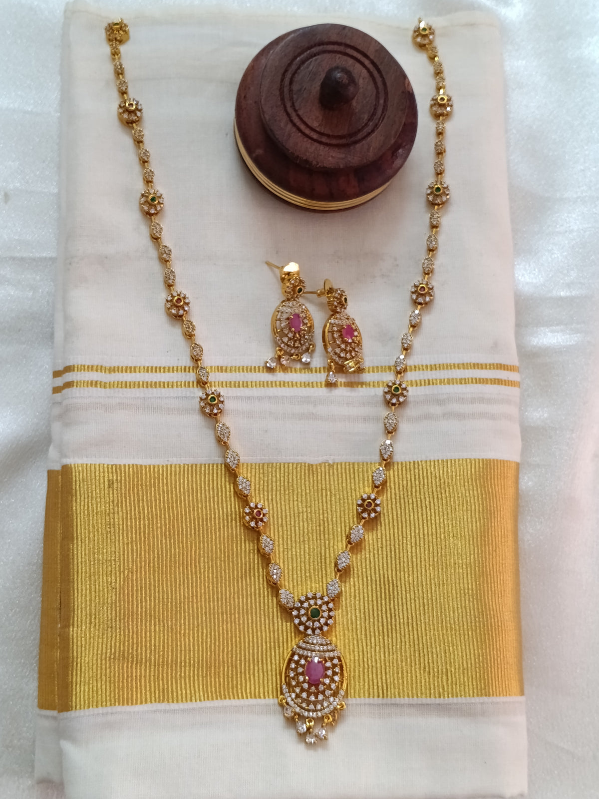 AD Long Necklace Set V5