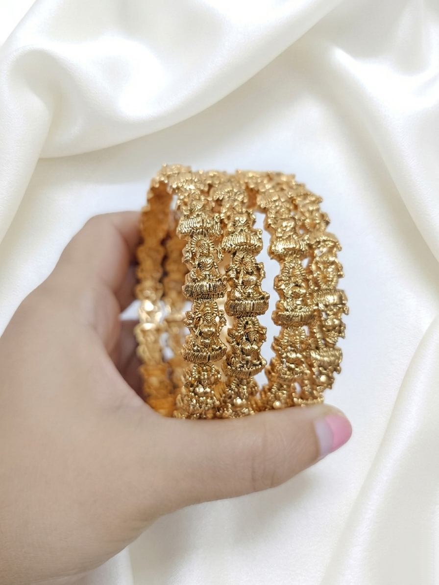 Budget Lakshmi Bangle Set of 4