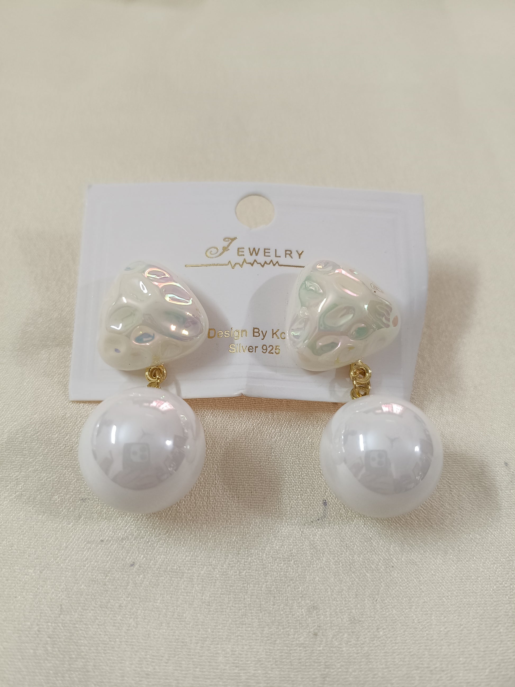Pearl Statement Drop Earring