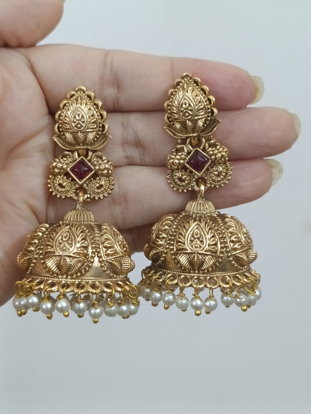 Non Idol Jhumka Earring V2