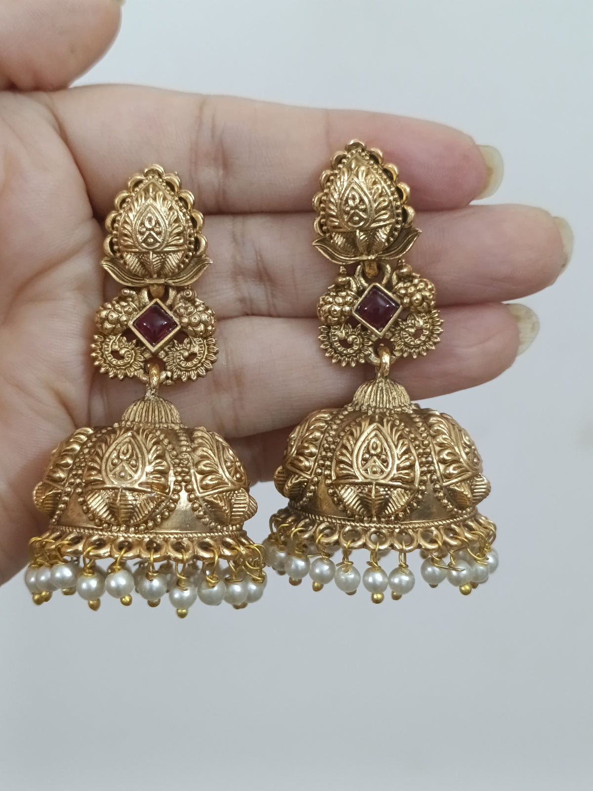 Non Idol Jhumka Earring V2