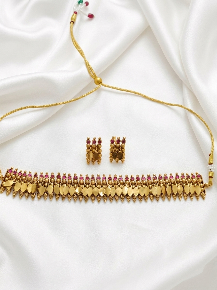 Antique Elakathali Necklace Set V2