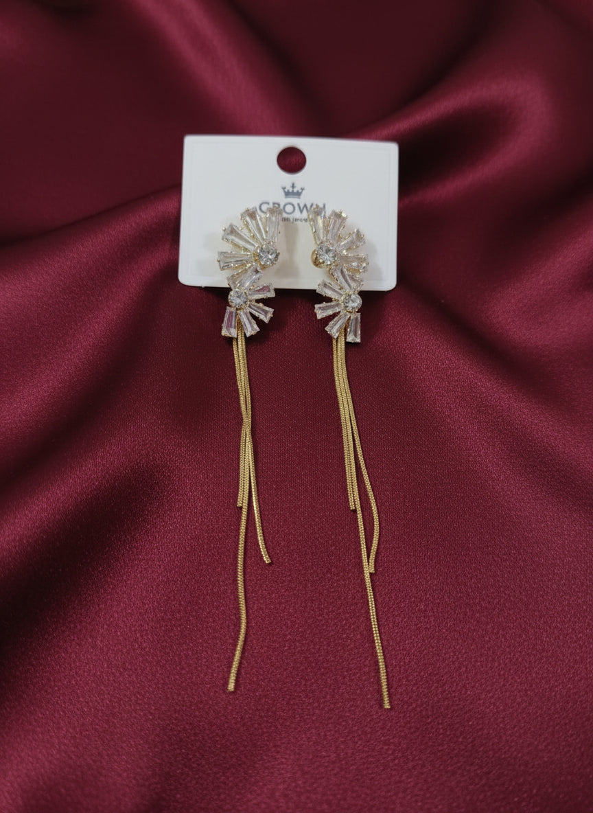 Golden Halo AD Statement Earring