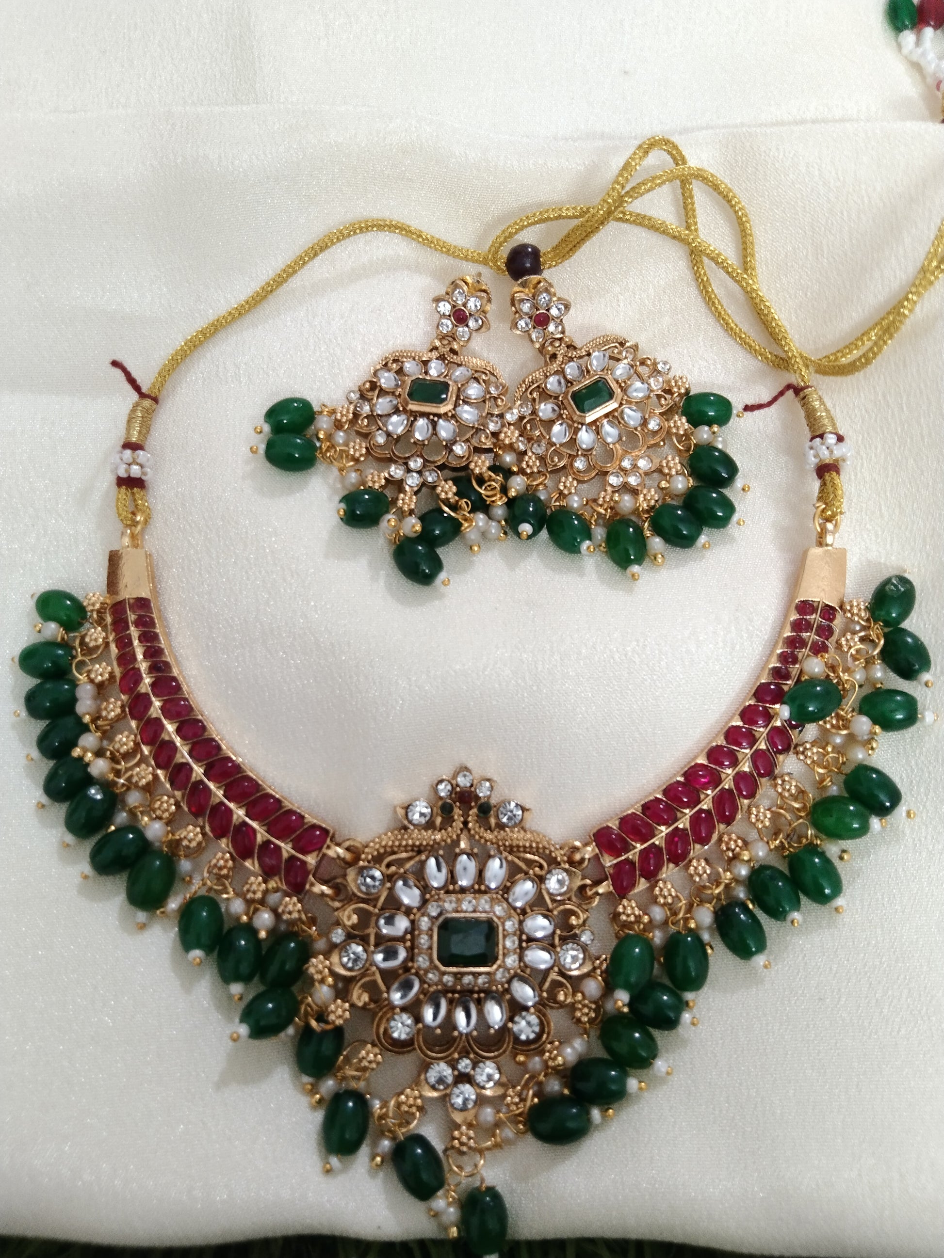 Celebrity Inspired Kemp Stone Necklace Set V2