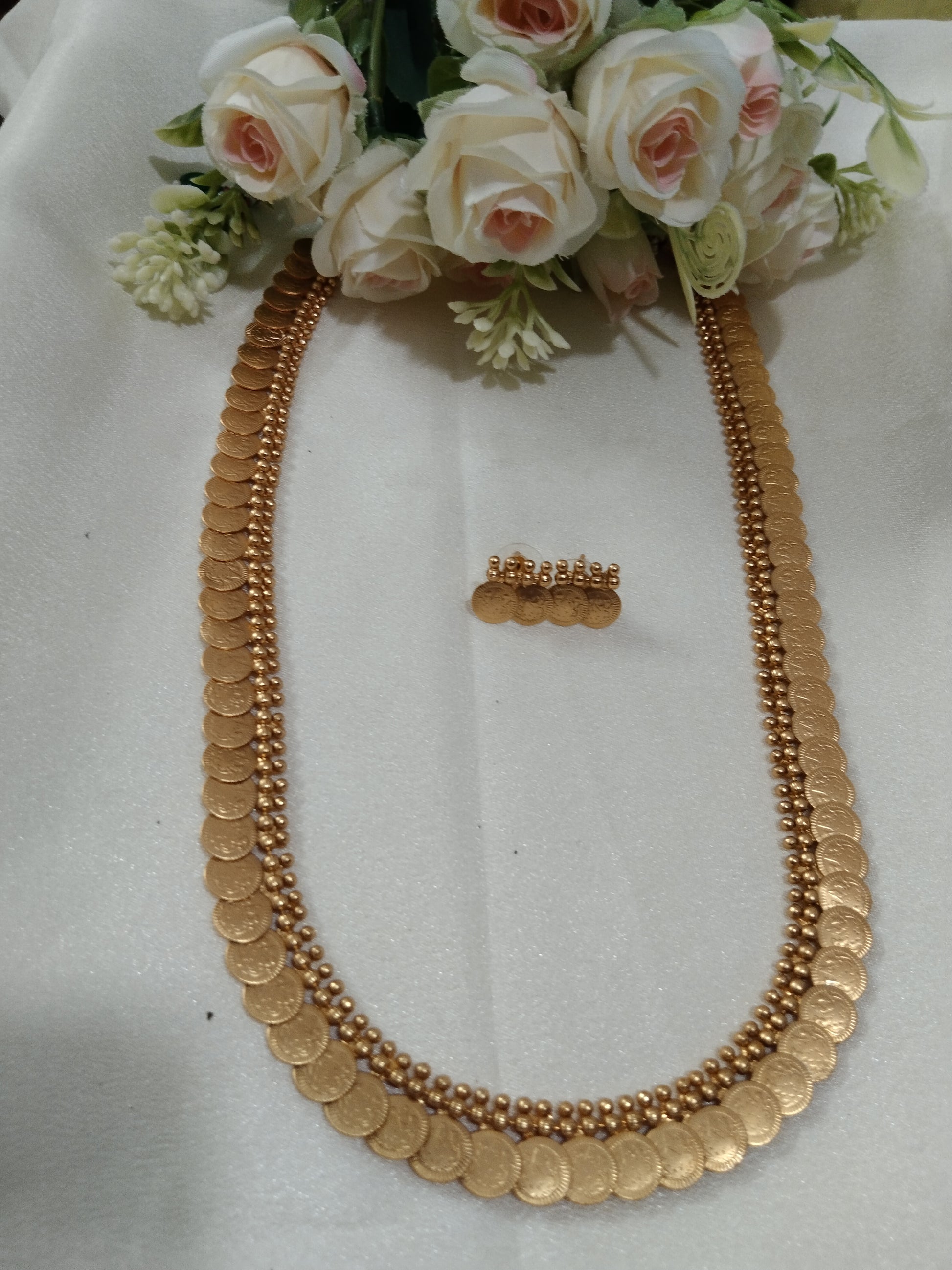 Simple Coin Long Necklace