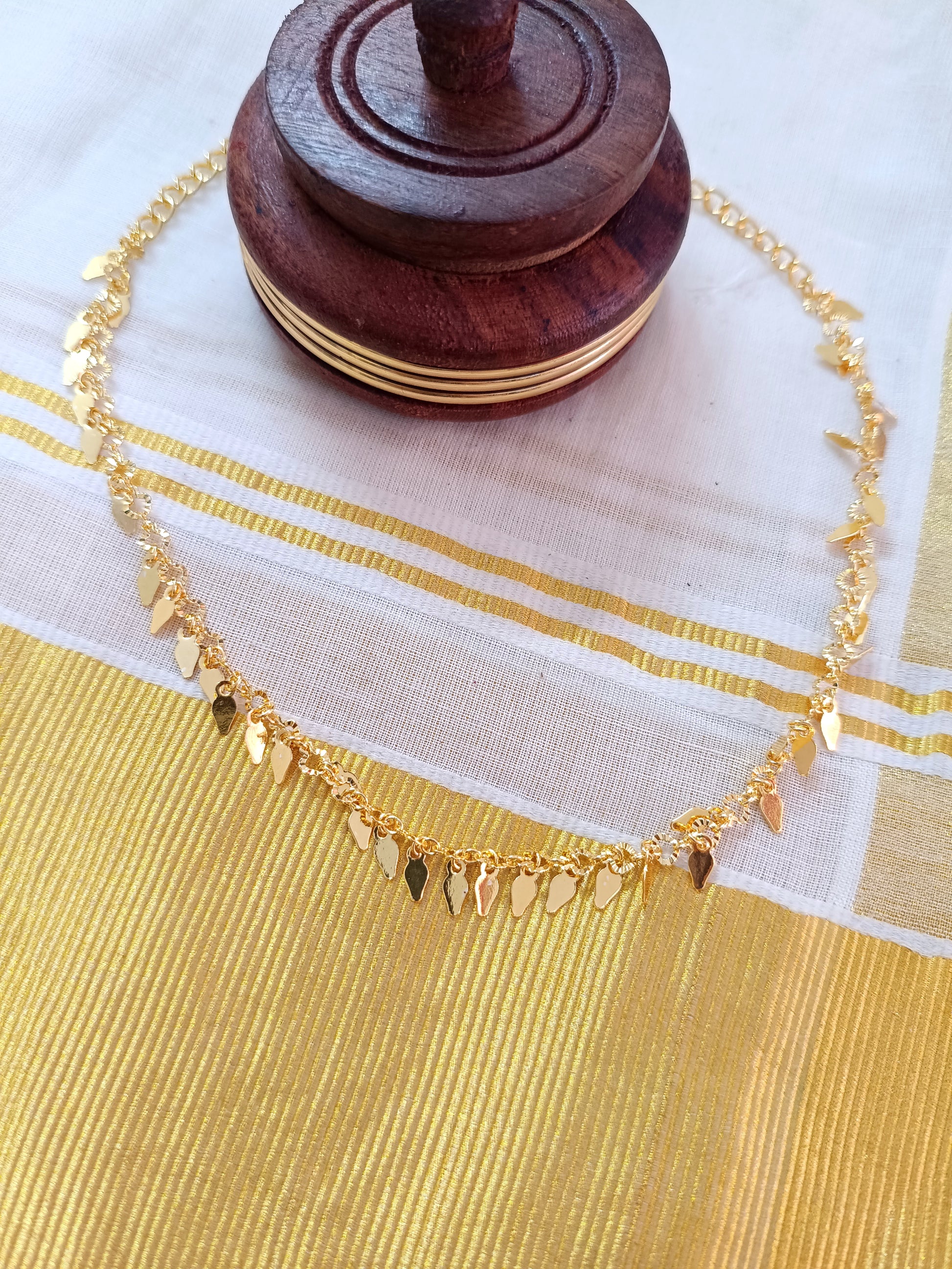 Micro Polish Simple Elakathali Necklace V25