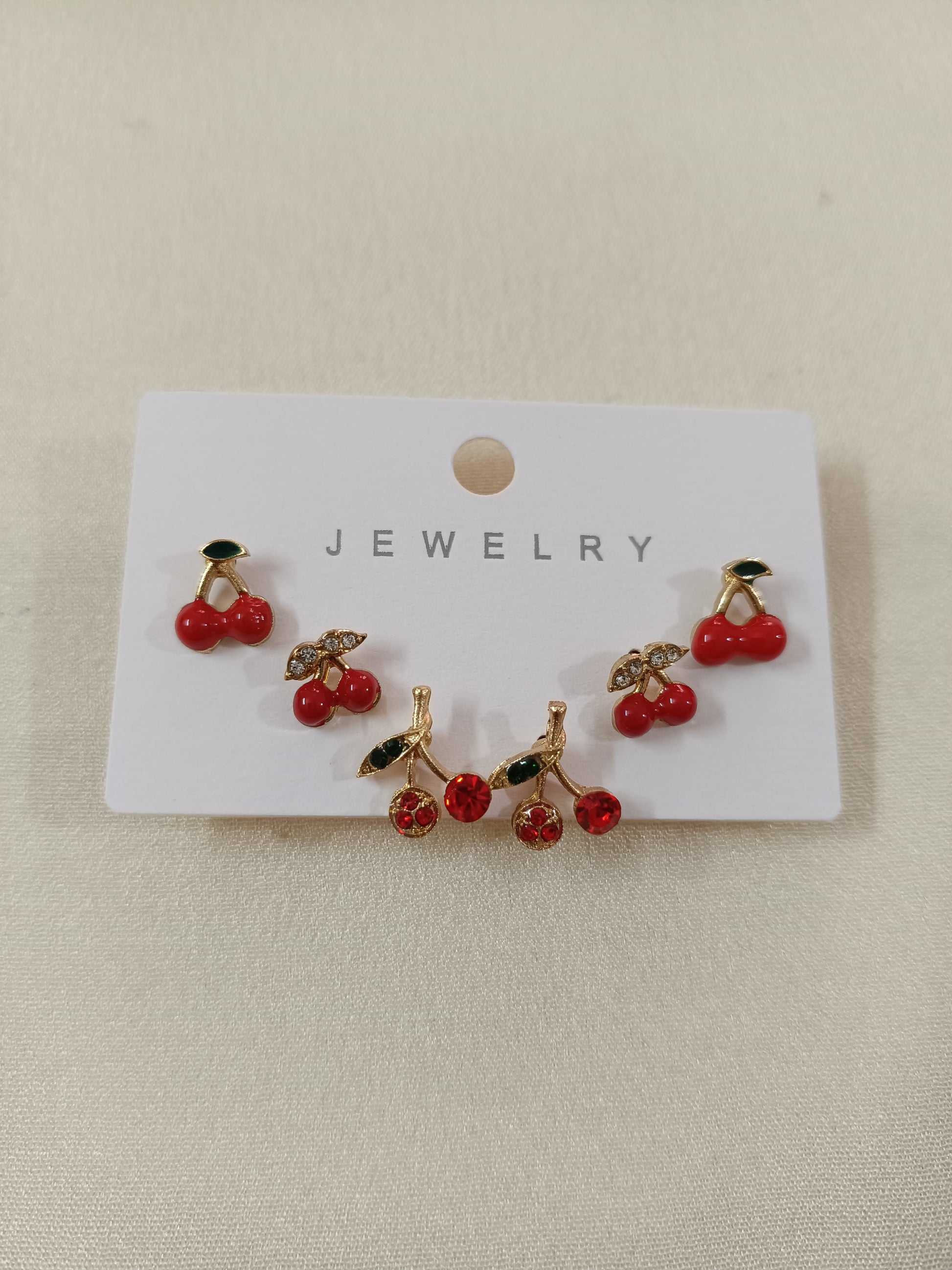 Cherry Combo Earring Set