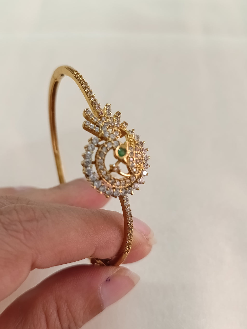Peacock AD Adjustable Bangle