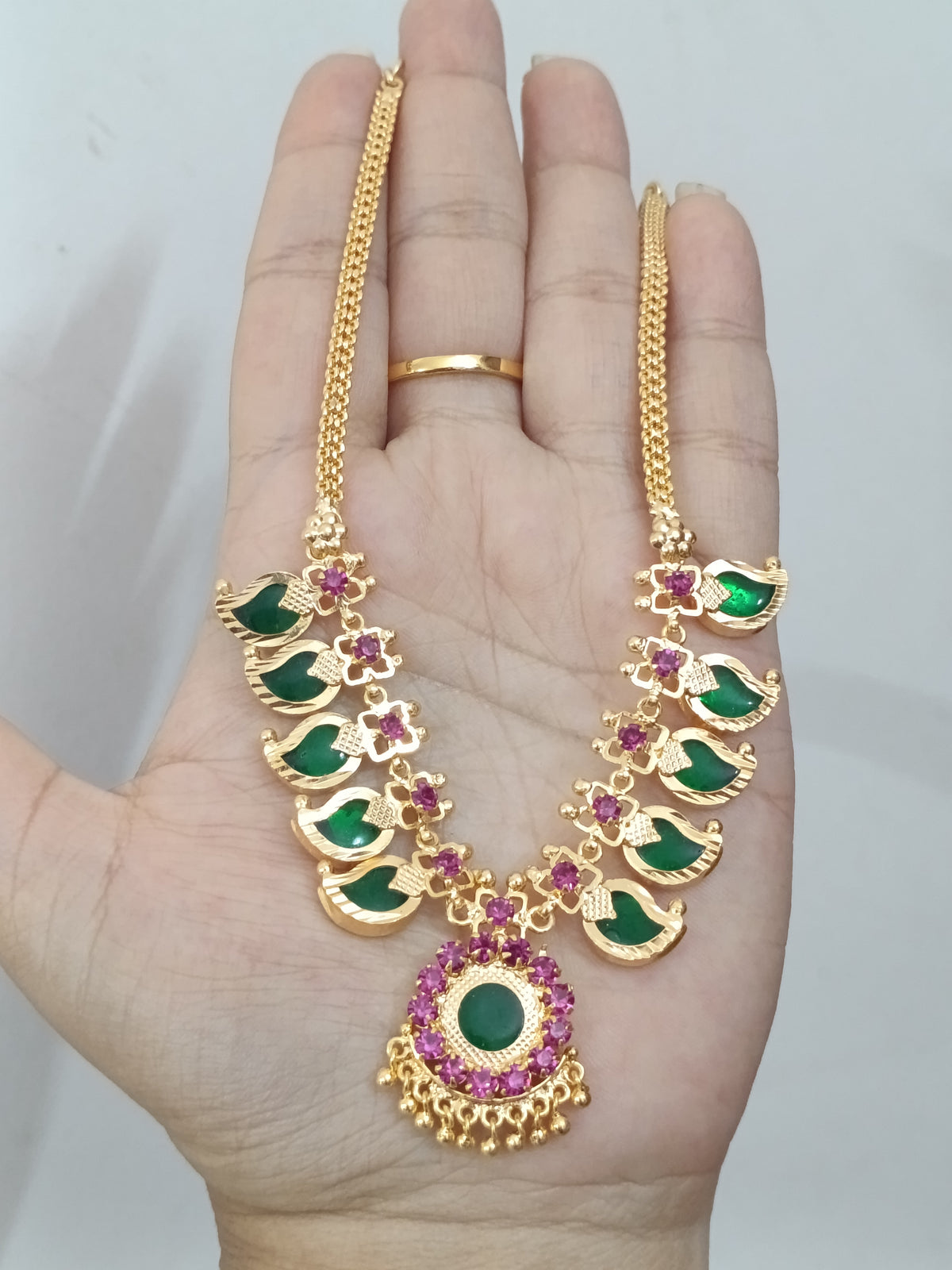 Micro Polish Palakka Mango Necklace