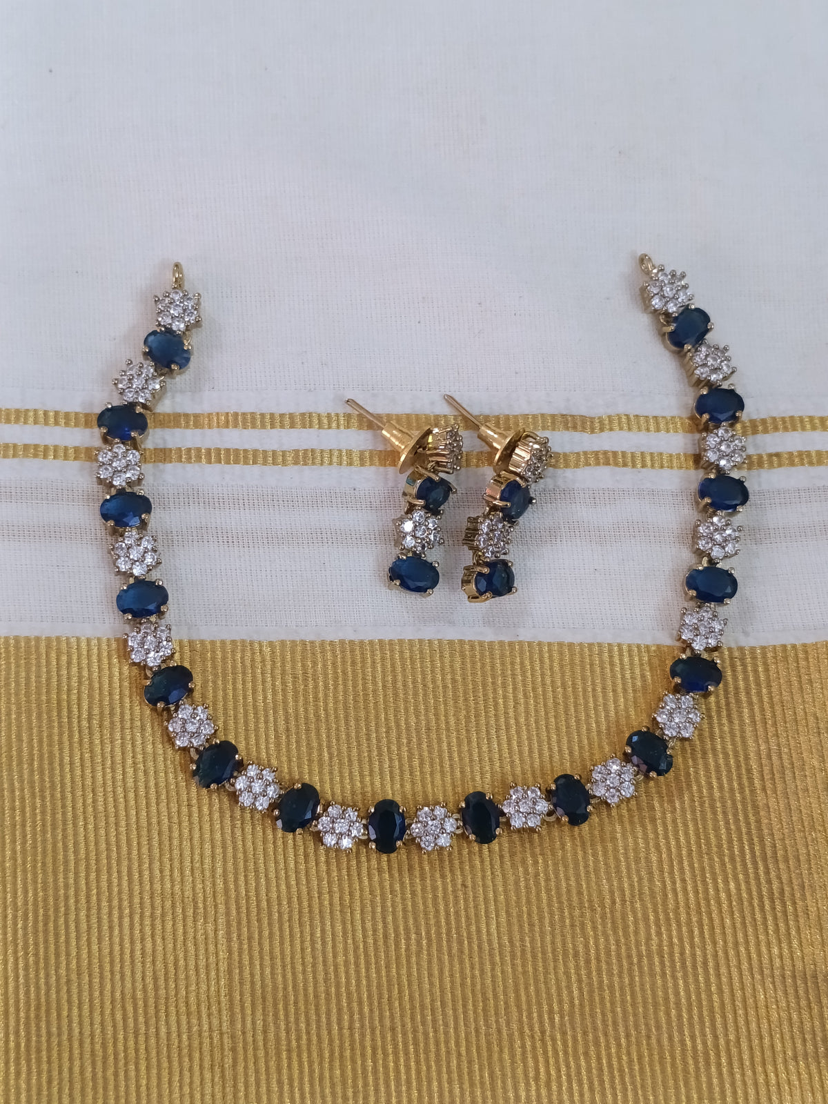 AD Flower Necklace Set V243
