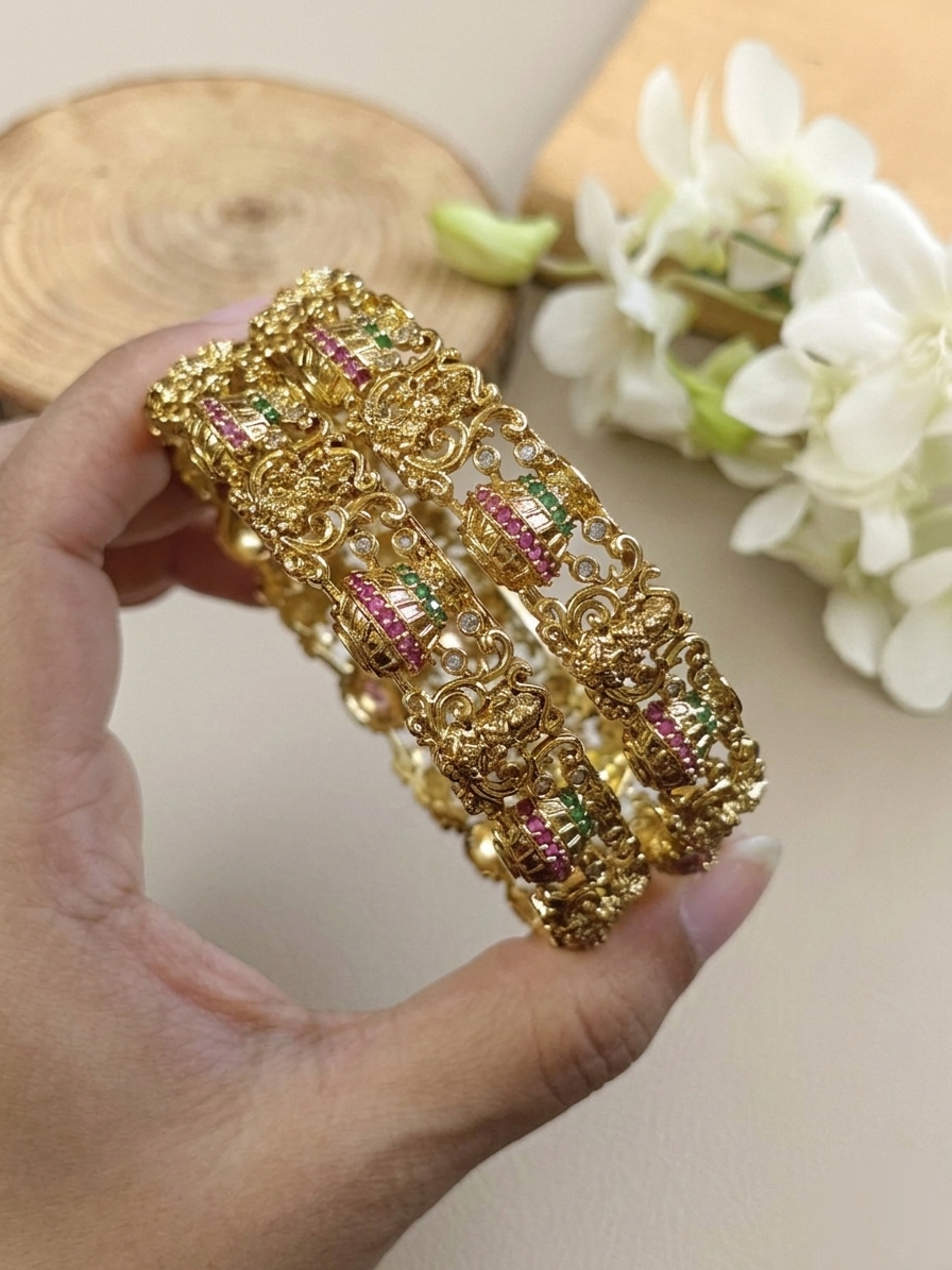 Akshaya AD Bangles Set of 2
