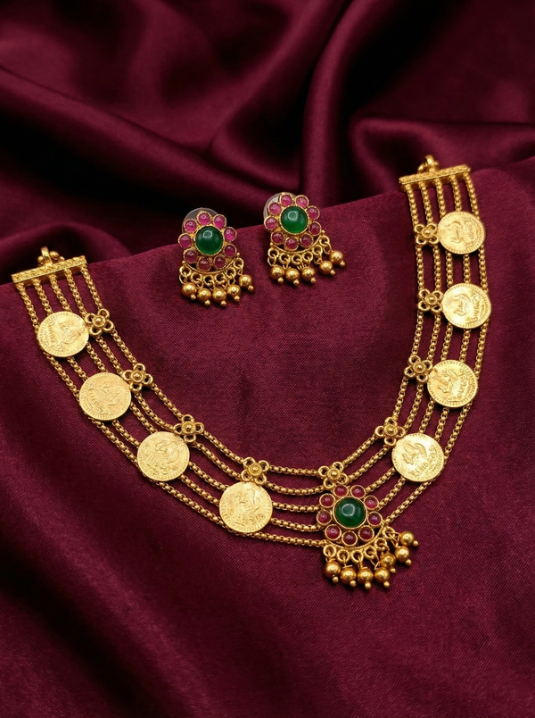 Kemp Coin Necklace Set
