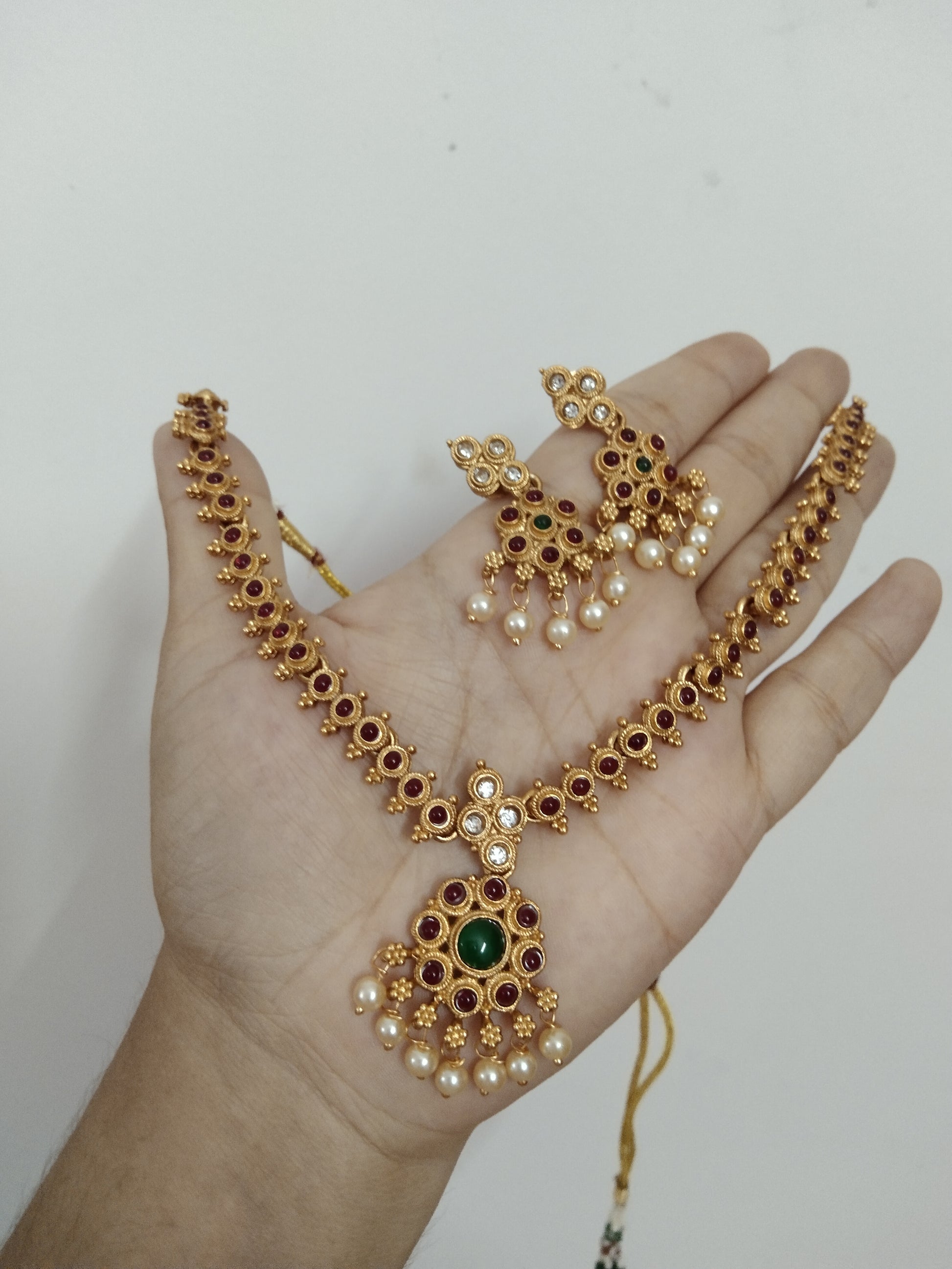 Matte Finish Necklace Set V7