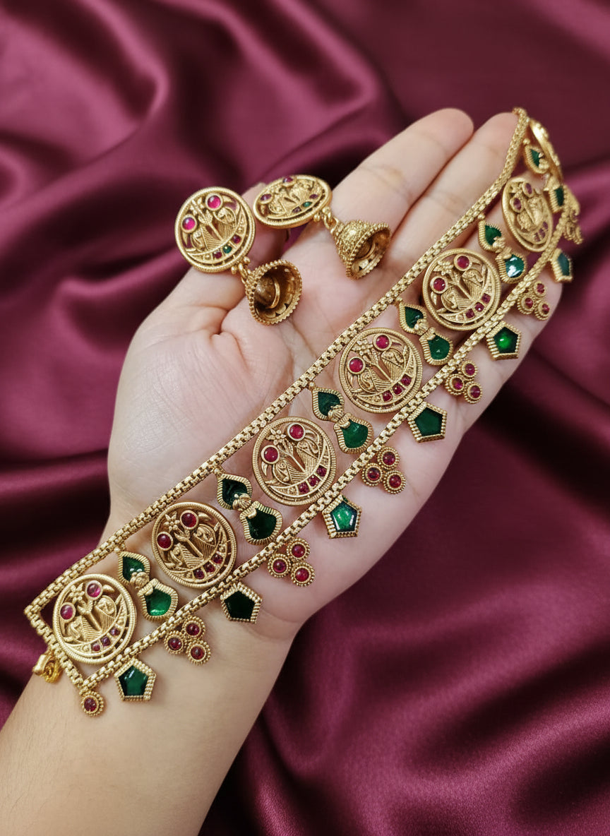 Fusion Palakka Choker Set
