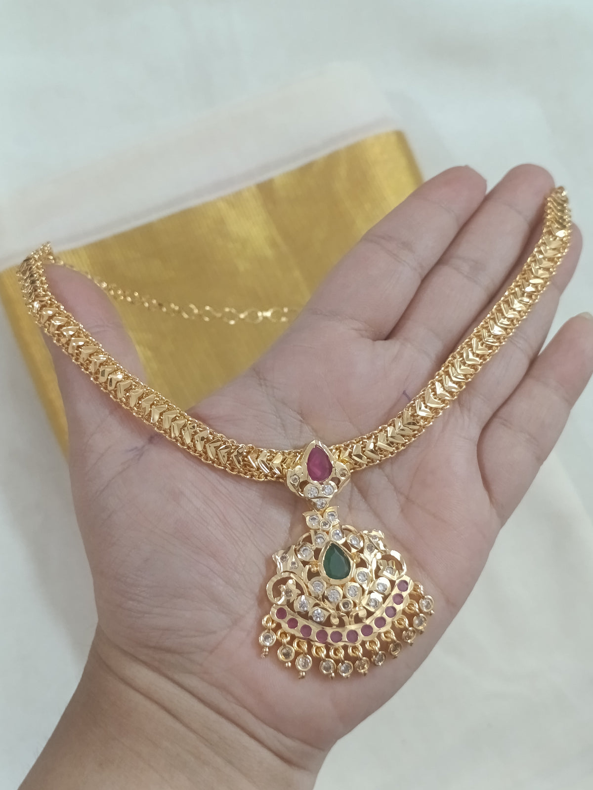 Micro Polish Attigai Necklace V4