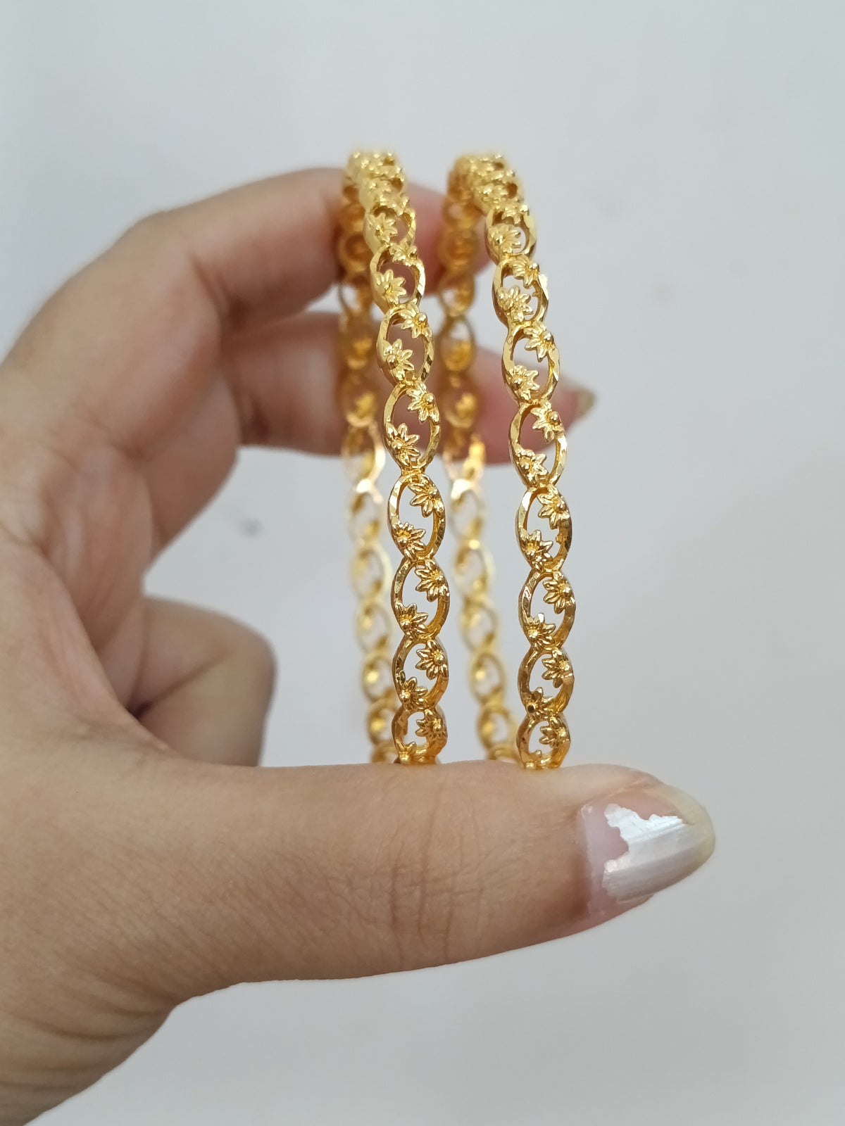 Micro Polish Bangle of 2 V8