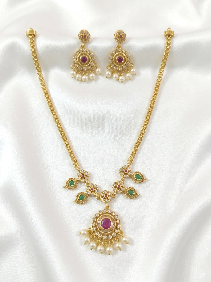 AD Palakka Necklace Set V1