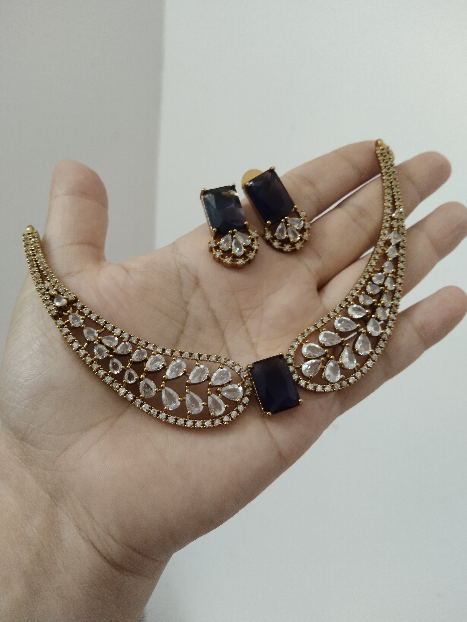 AD Stone Necklace Set V17