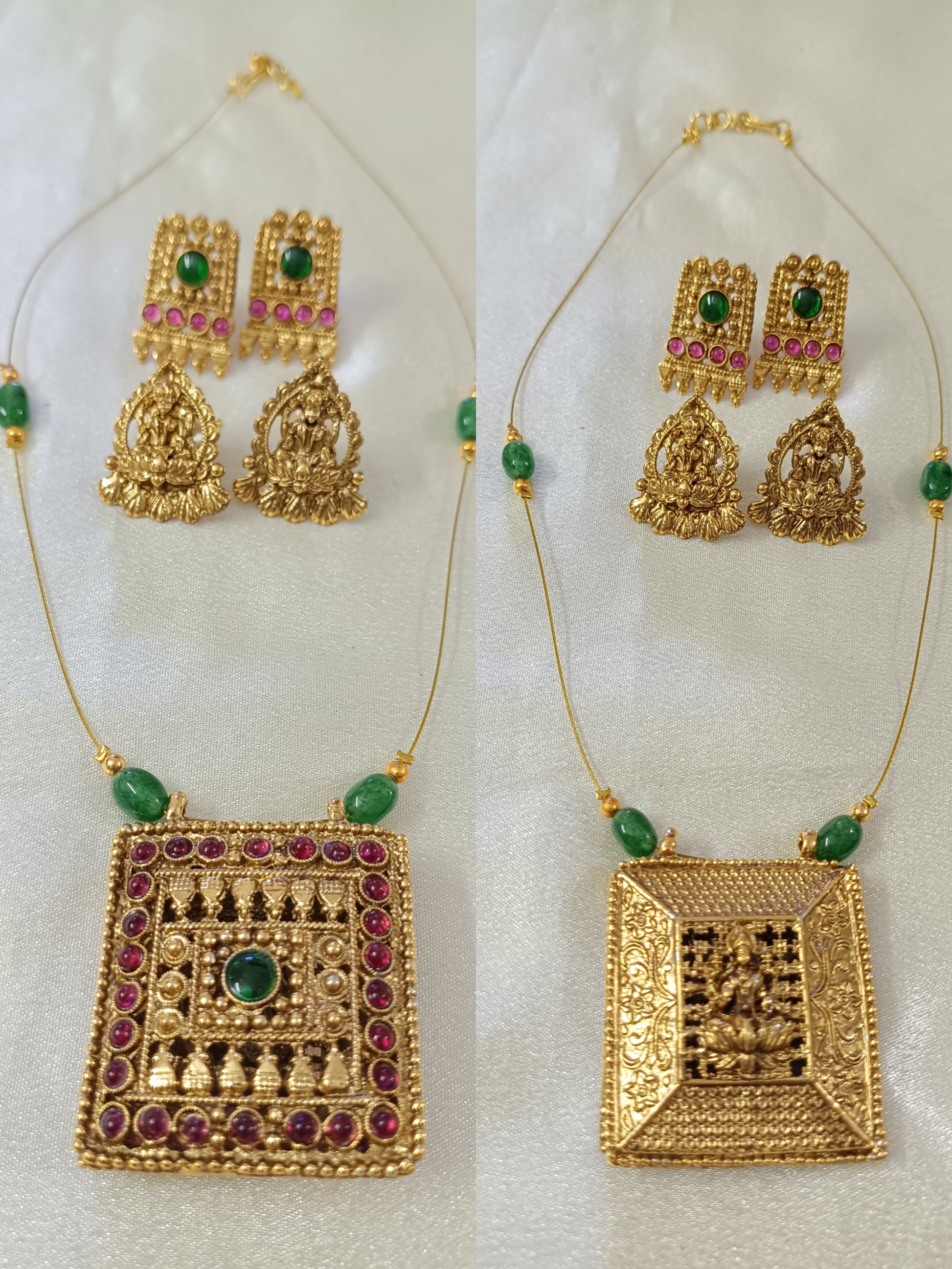 Reversible Pendant Invisible Chain Set