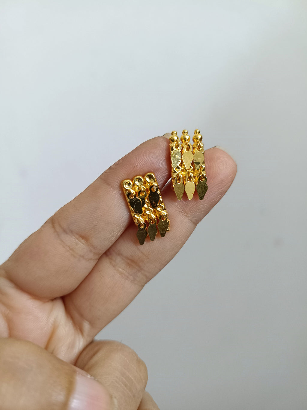 Micro Polish Elakathali Stud Earring
