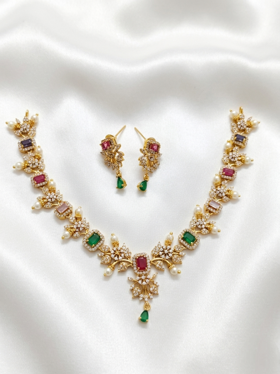 AD Necklace Set V74