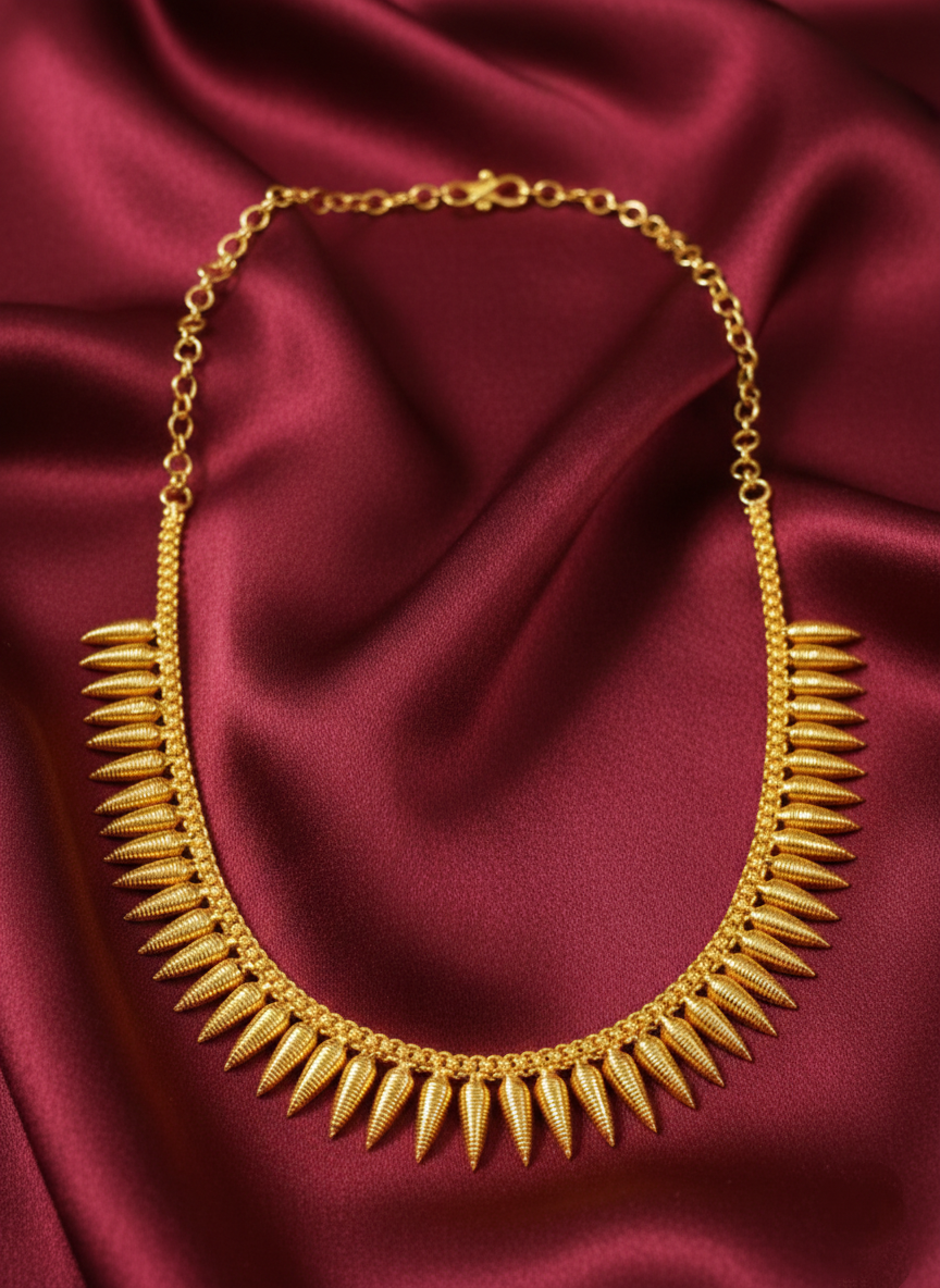 Micro Polish Small Mullamottu Necklace