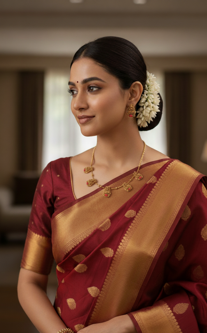 Lakshmi Coral Necklace Set
