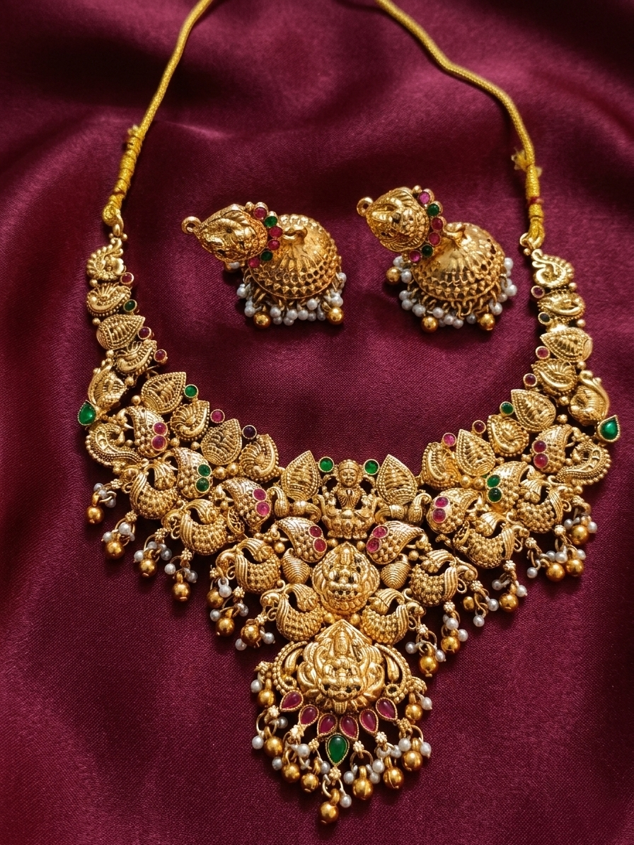 Low Budget Nagas Necklace Set V90