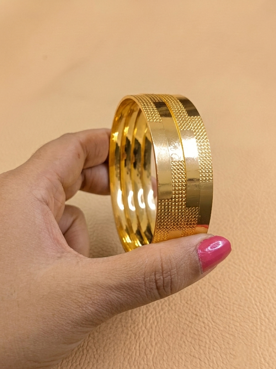 Micro Polish Bangle Set of 4 V7
