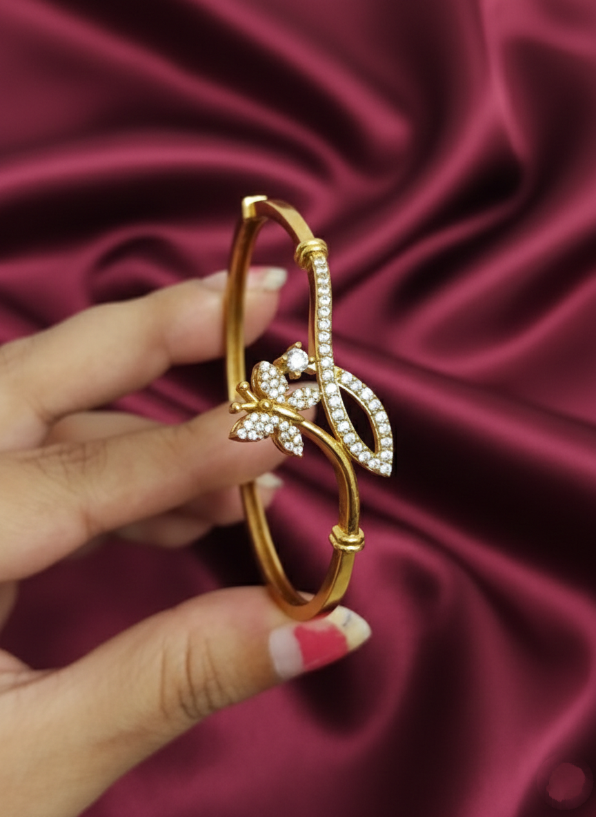 AD Butterfly Adjustable Bangle