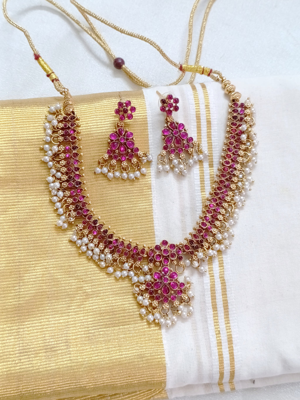 Floral Necklace Set V245