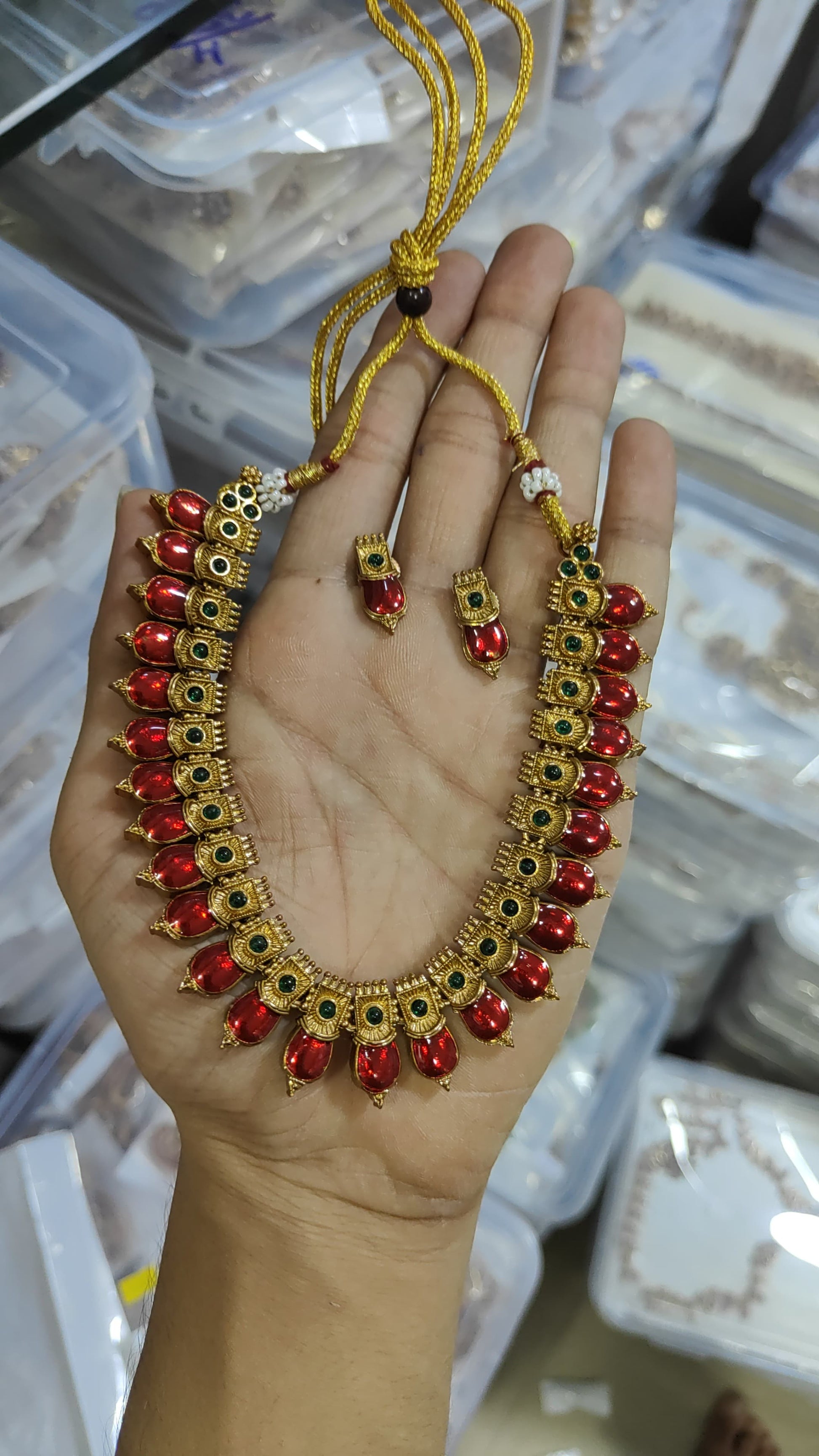 Nagapadam Necklace Set V5