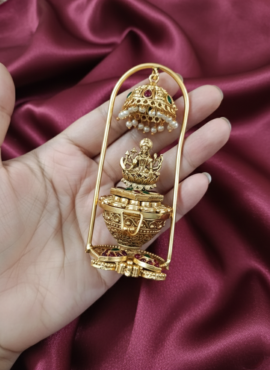 Premium Quality Lakshmi Devi KumKum Box