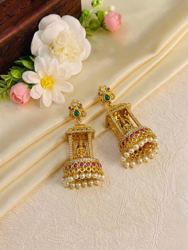 Lakshmi Temple Jhumka V1