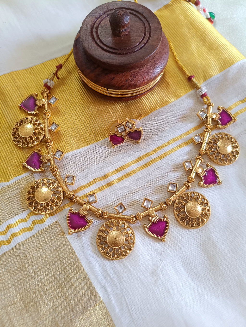 Coin Palakka Necklace Set V3