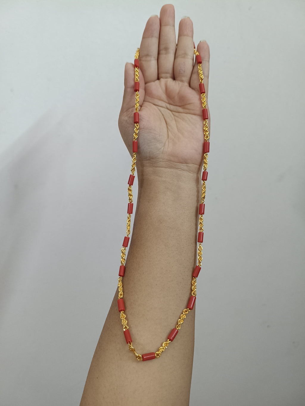 Micro Polish Coral Chain