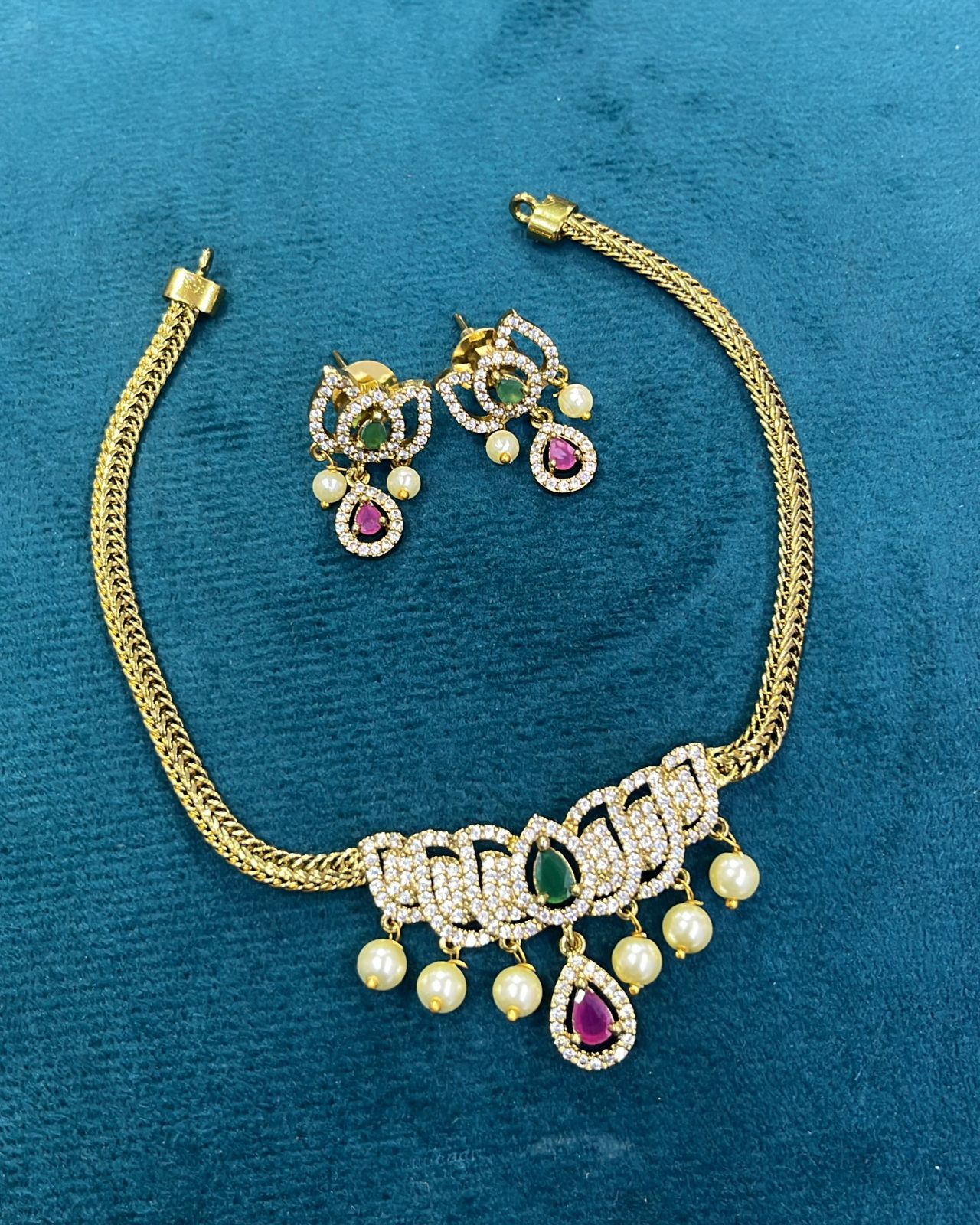 AD Lotus Necklace set