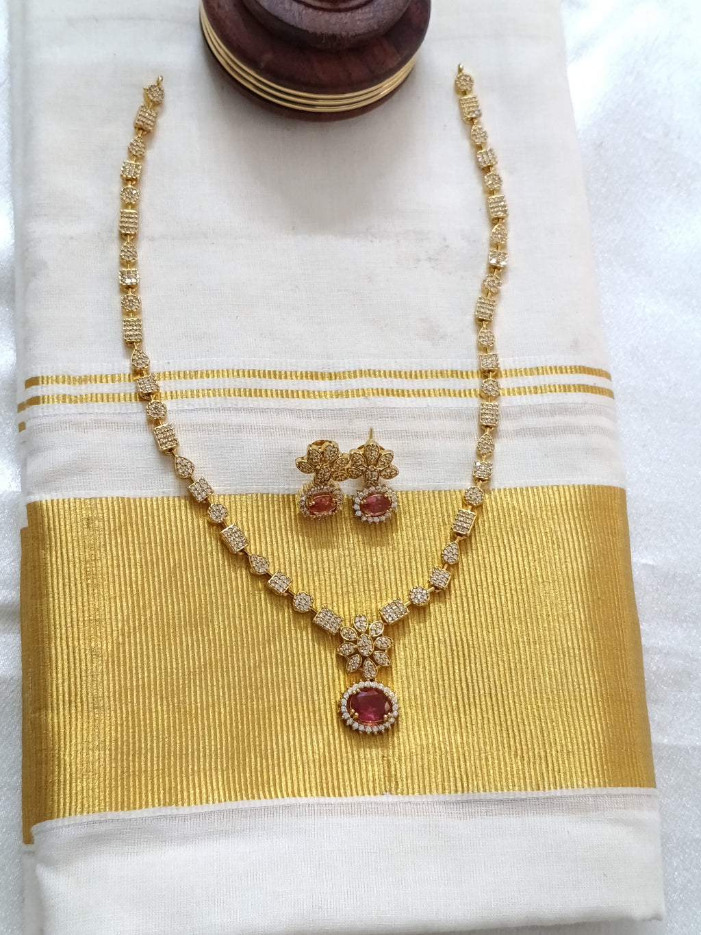 AD Mid Long Necklace Set V4