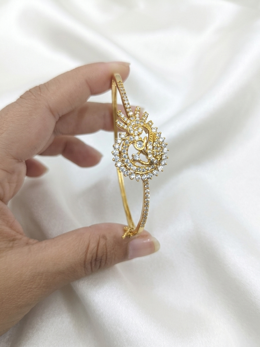 Peacock AD Adjustable Bangle