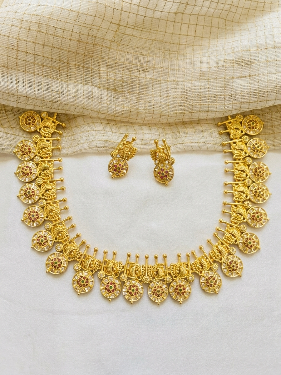 Non Idol Coin Necklace set