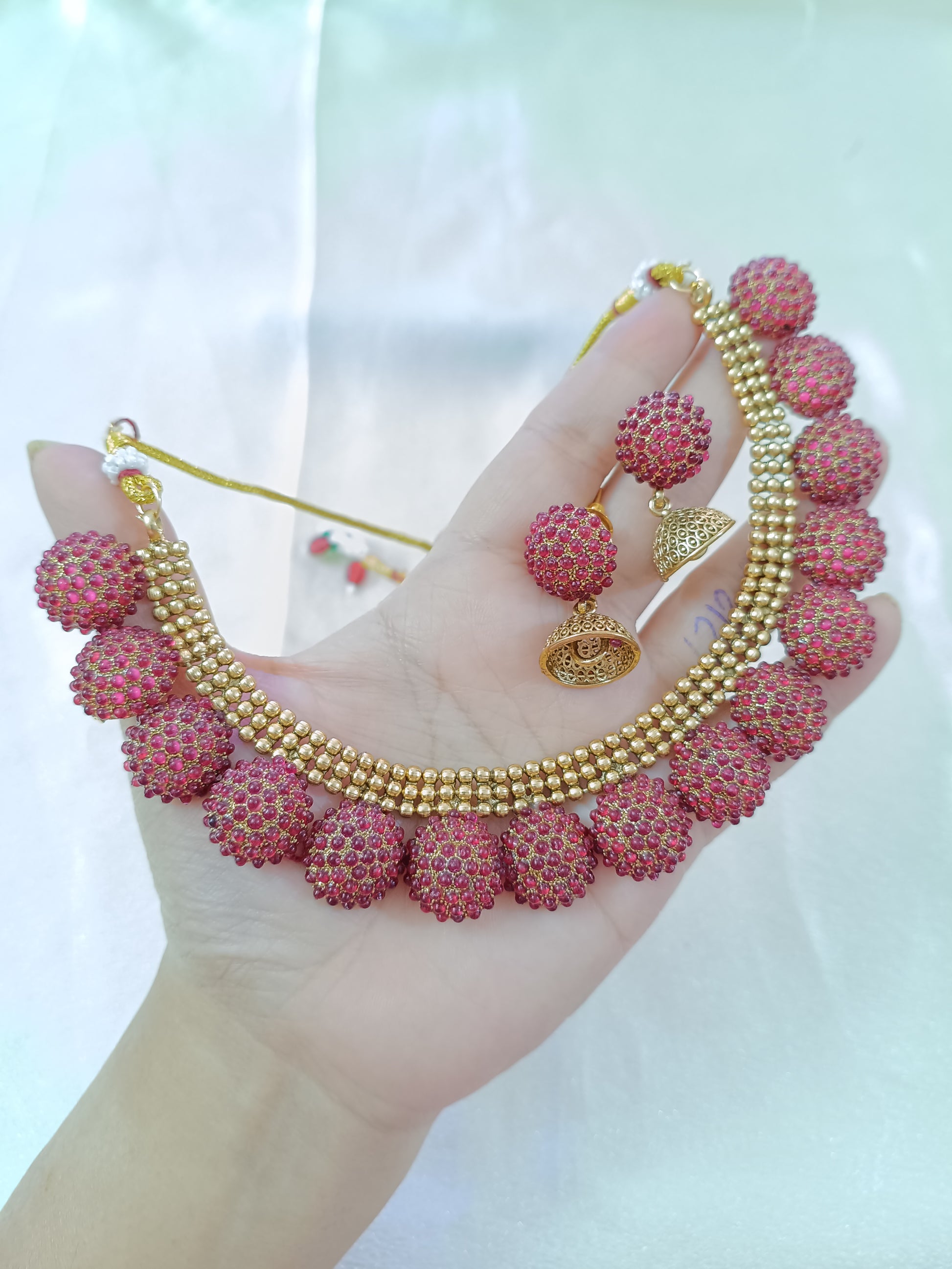 Matte Finish Necklace Set V10