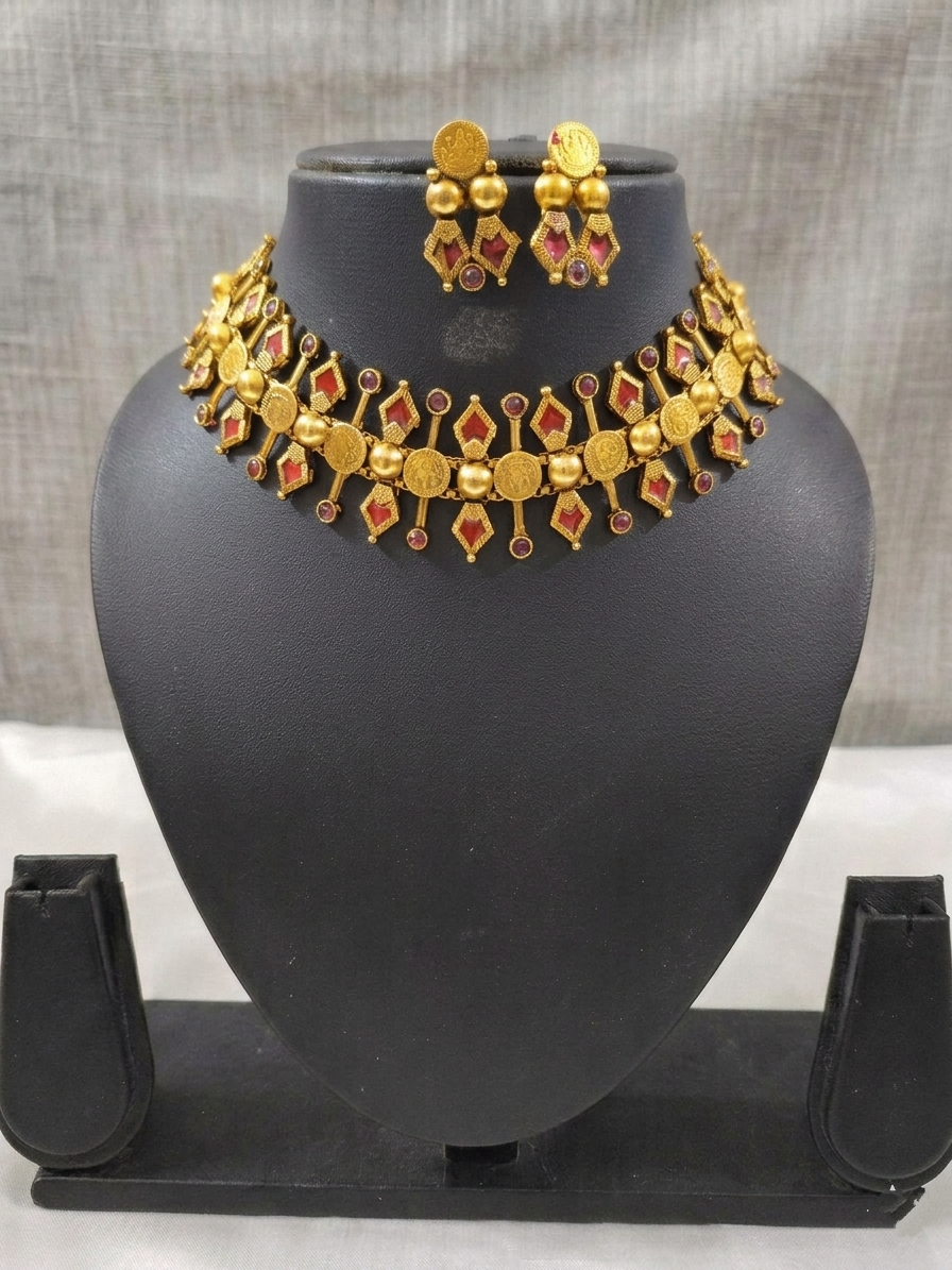 Palakka Coin Choker Set V2