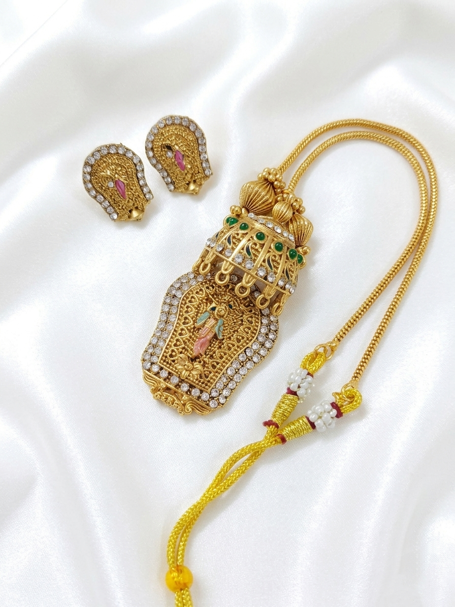 Matte finish Necklace Set V130